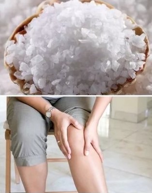 Das Salz in der Behandlung von Knie
